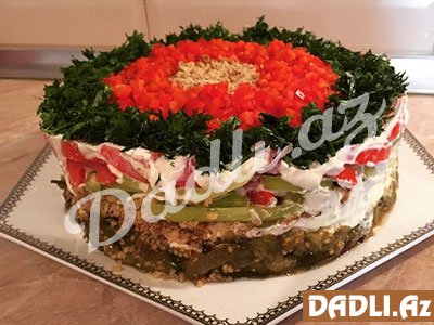 Mayonezli badımcan salatı resepti - Video resept