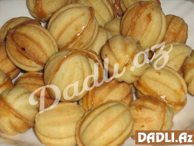 Qoz peçenyesi resepti