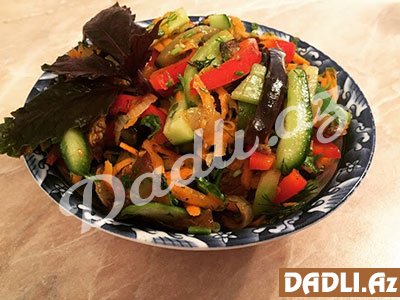 Çox ləziz və asan badımcan salatı resepti - Video resept