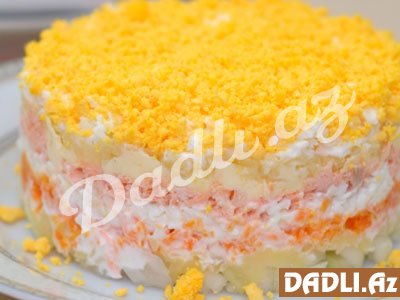 Mimoza salatı resepti