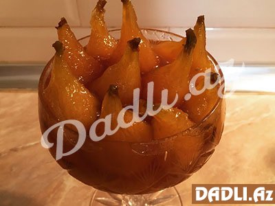 Armud mürəbbəsi resepti - Video resept