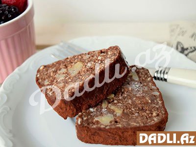 Şəkərsiz mozaik tort resepti