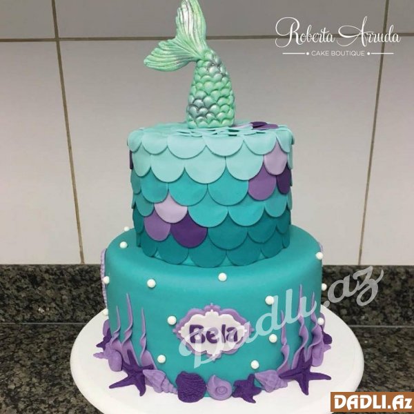 Şəkər xəmiri ilə bəzədilmiş uşaq tortları (2. hissə)