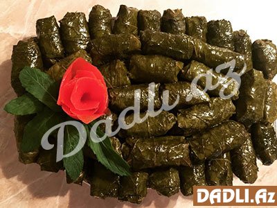 Yarpaq dolması resepti - Video resept