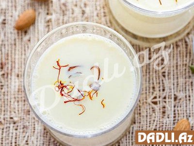 Kisilər üçün ən faydalı içki - Zəfəranlı süd