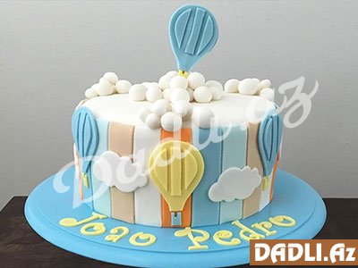 Şəkər xəmiri ilə bəzədilmiş uşaq tortları (1. hissə)