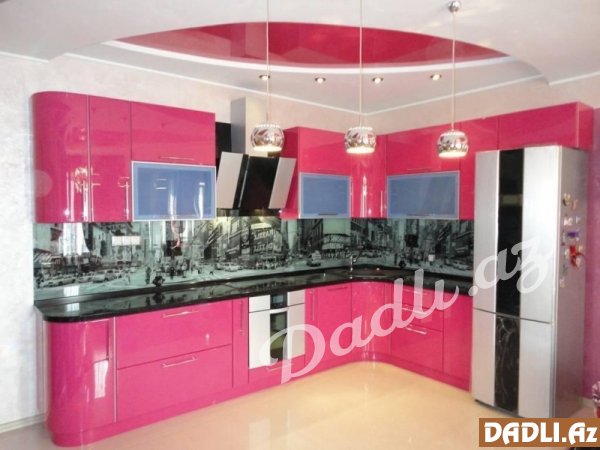 Çəhrayı mətbəx modelləri