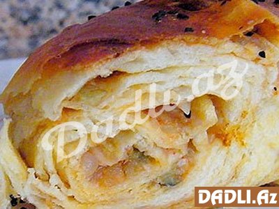 Badımcanlı bükmə börək resepti