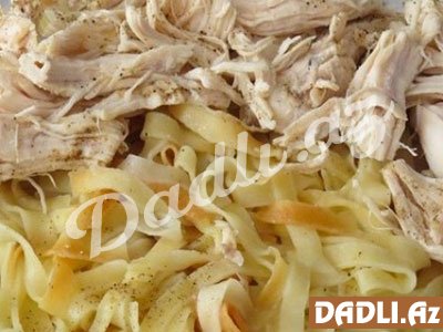 Əriştə mantısı resepti