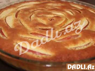 Almalı piroq resepti - Video resept