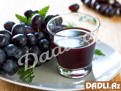 Təbii üzüm suyu resepti