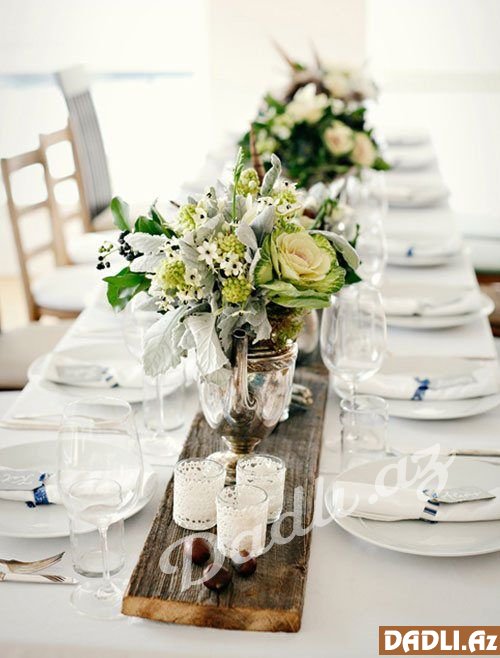 Süfrə bəzəmə nümunələri