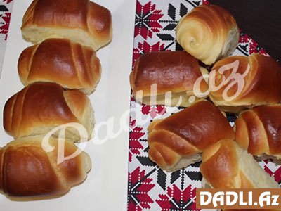 Pambıq kimi sadə bulka resepti - Video resept