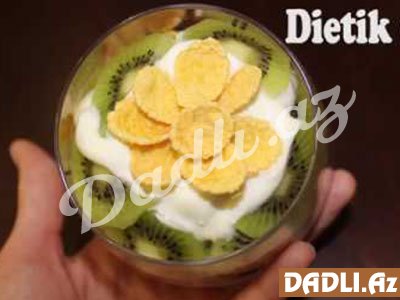 Dietik meyvəli desert resepti - Video resept