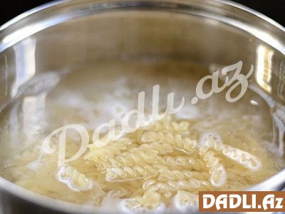 Makaronlar yapışmasın deyə...