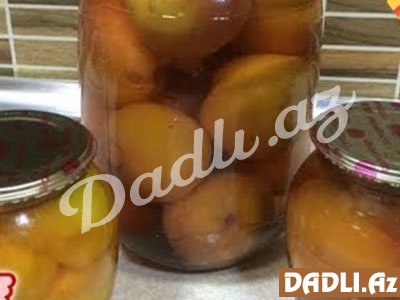 Konservləşdirilmiş şaftalı resepti - Video resept