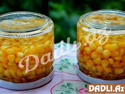 Qarğıdalı konservası resepti