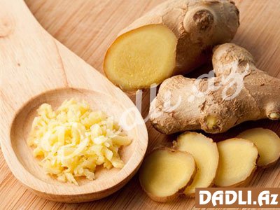 Zəncəfil artıq kilolardan qurtulmaq üçün ən yaxşı vasitədir