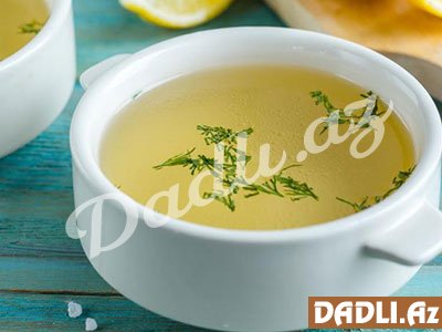 8 saatdan 24 saata qədər qaynadılan sümük suyu... - VACİB MƏSLƏHƏTLƏR