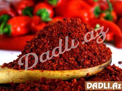 Evdə açı toz bibərin hazırlanması