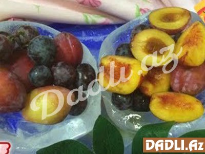 Möhtəşəm buzlu meyvə qabı resepti - Video resept