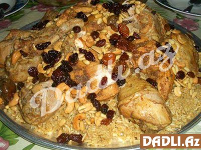 Ədviyyatlı, toyuqlu plov resepti
