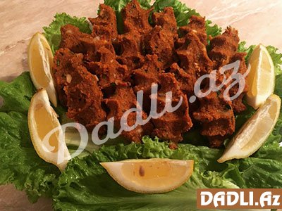 Ətsiz çiy küftə resepti - Video resept