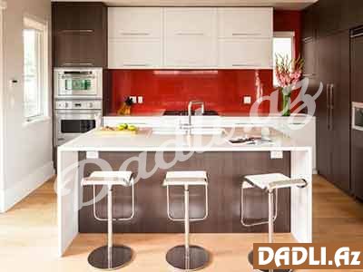 Kiçik rəngli kiçik bir mətbəx ola bilər - Qırmızı və kölgələr