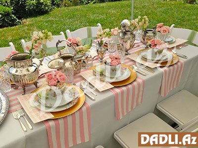 Süfrə bəzəmə fikirləri