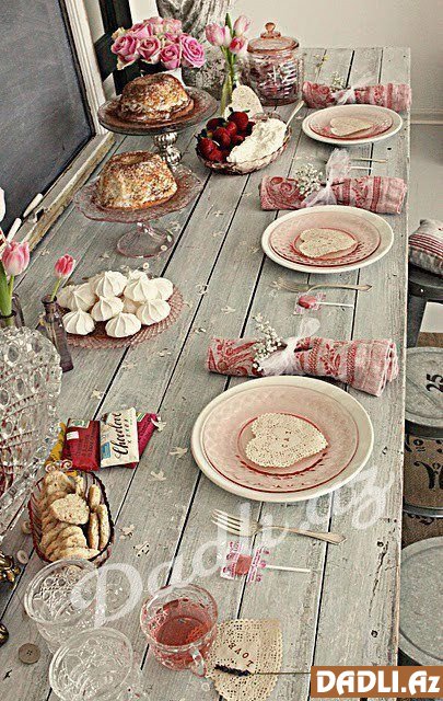 Süfrə bəzəmə fikirləri