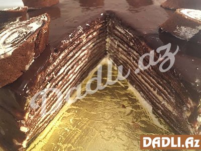 Şokoladlı blinçik tortu resepti - Video resept