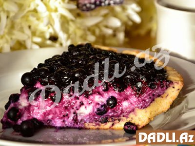 Kəsmikli-moruqlu piroq resepti