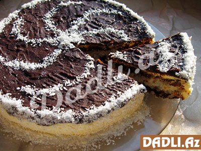 Kəsmikli ananaslı tort resepti