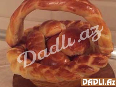 Bulka xəmirindən səbət resepti - Video resept