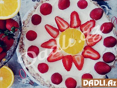 Meyvəli tort resepti