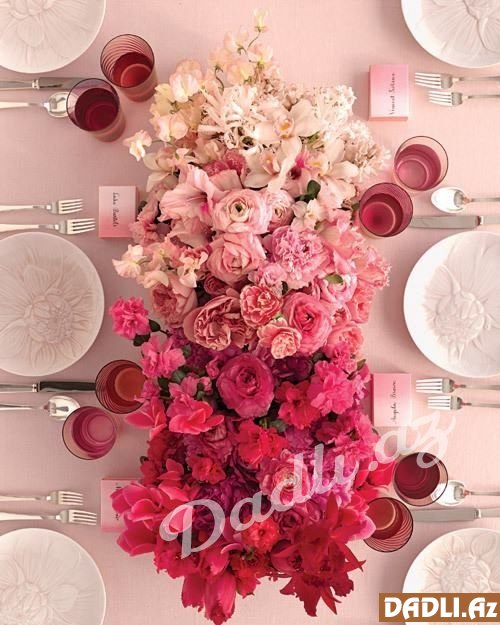 Ziyafətiniz üçün süfrə düzəni fikirləri