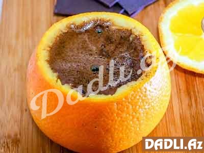 Portağal qabığında türk qəhvəsi resepti - Video resept