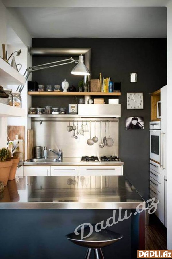 Ən yaxşı kiçik mətbəx idea və dizaynları (4. hissə)