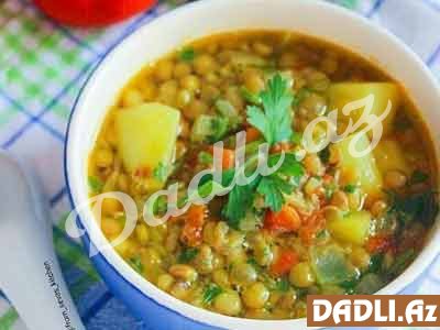 Yaşıl mərci şorbası resepti