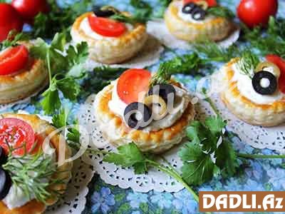 Pendirli zənbillər resepti