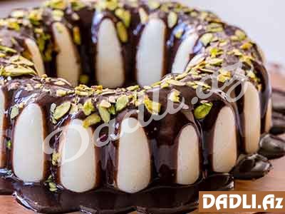 Biskvitli mannı şirniyyatı resepti - Video resept