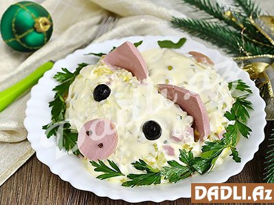 2019-cu ilin "donuz" salatı resepti