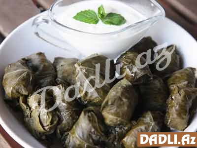 Dadlı yarpaq dolmasını necə bişirək? Baş aşpazdan sirlər