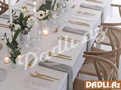 Xüsusi dəvətlərdə süfrə bəzəyi