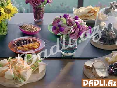 Evdə əyləncə süfrəsi hazırlamaq