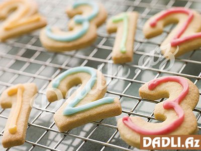 Rəqəm peçenye resepti