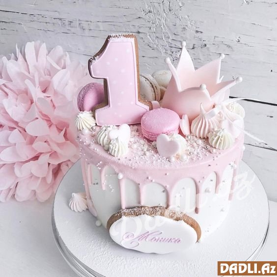 1 yaş üçün qız - oğlan tort dizaynları - FOTO DİZAYN