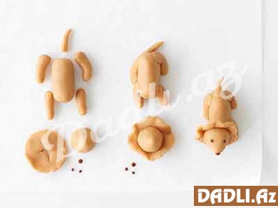 Şəkər xəmirindən heyvanlar hazırlama - FOTO DƏRS
