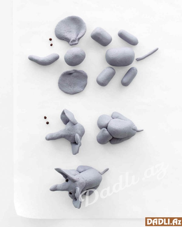 Şəkər xəmirindən heyvanlar hazırlama - FOTO DƏRS