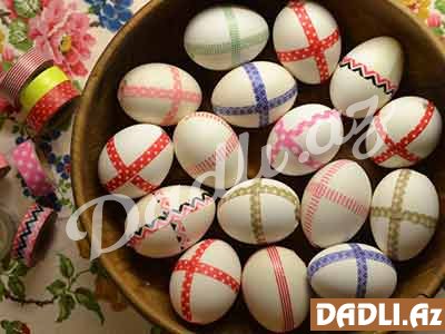 Yumurta boyamağın bilmədiyimiz üsulları